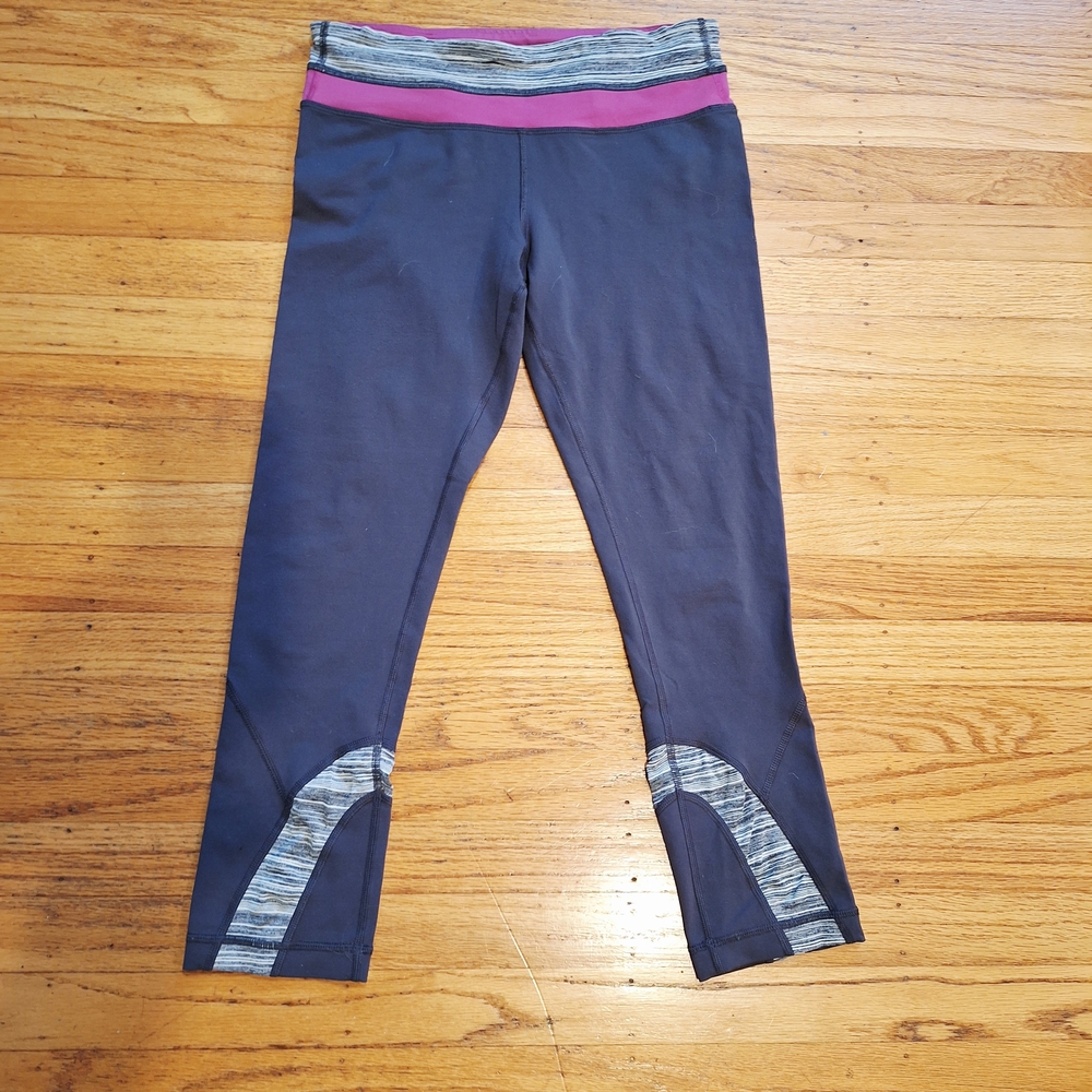Lululemon Athletica Navy and Pink Leggings